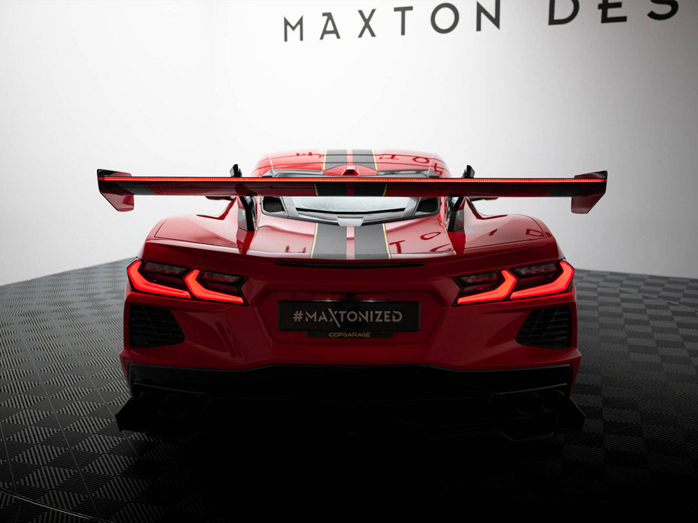 Maxton Design Carbon Spoiler + LED Chevrolet Corvette C8 - CF-CH-CO-C8-INT-245-P+LED - Image 4