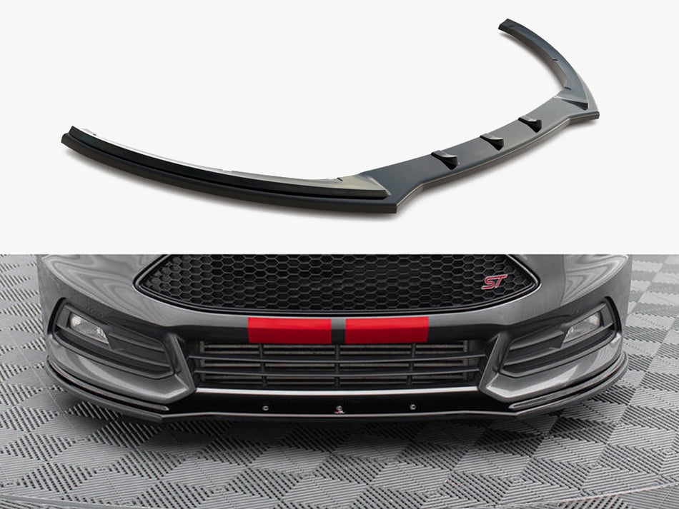 Maxton Design Front Splitter V.1 Ford Focus ST Mk3 FL