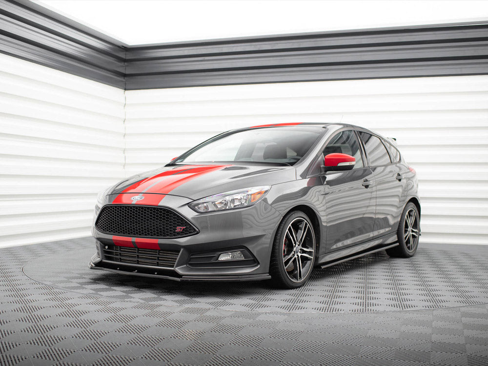 Maxton Design Front Splitter V.1 Ford Focus ST Mk3 FL - FO-FO-3F-ST-FD1G - Image 2