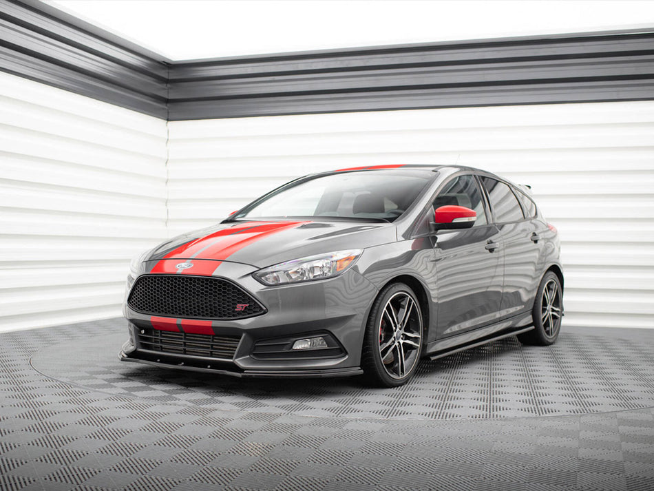 Maxton Design Front Splitter V.1 Ford Focus ST Mk3 FL - FO-FO-3F-ST-FD1G - Image 2