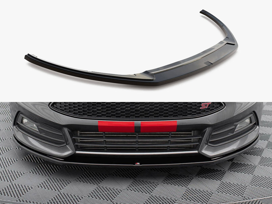 Maxton Design Front Splitter V.2 Ford Focus ST Mk3 FL