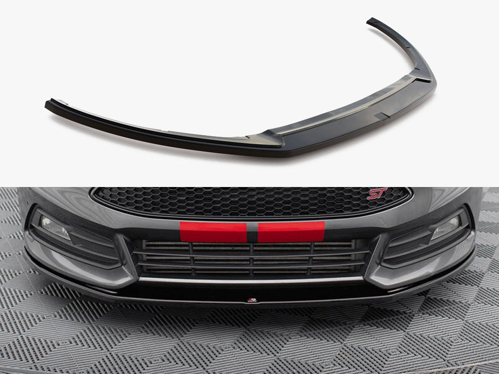 Maxton Design Front Splitter V.2 Ford Focus ST Mk3 FL - FO-FO-3F-ST-FD2G - Image 1