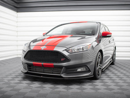 Maxton Design Front Splitter V.2 Ford Focus ST Mk3 FL - FO-FO-3F-ST-FD2G - Image 2