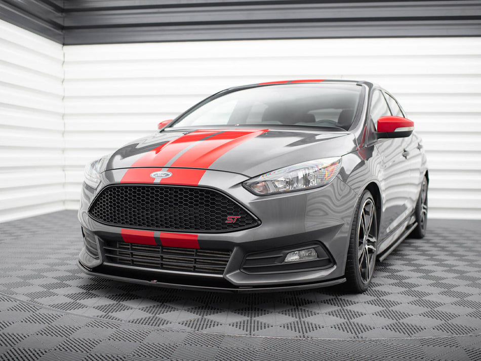 Maxton Design Front Splitter V.2 Ford Focus ST Mk3 FL - FO-FO-3F-ST-FD2G - Image 2
