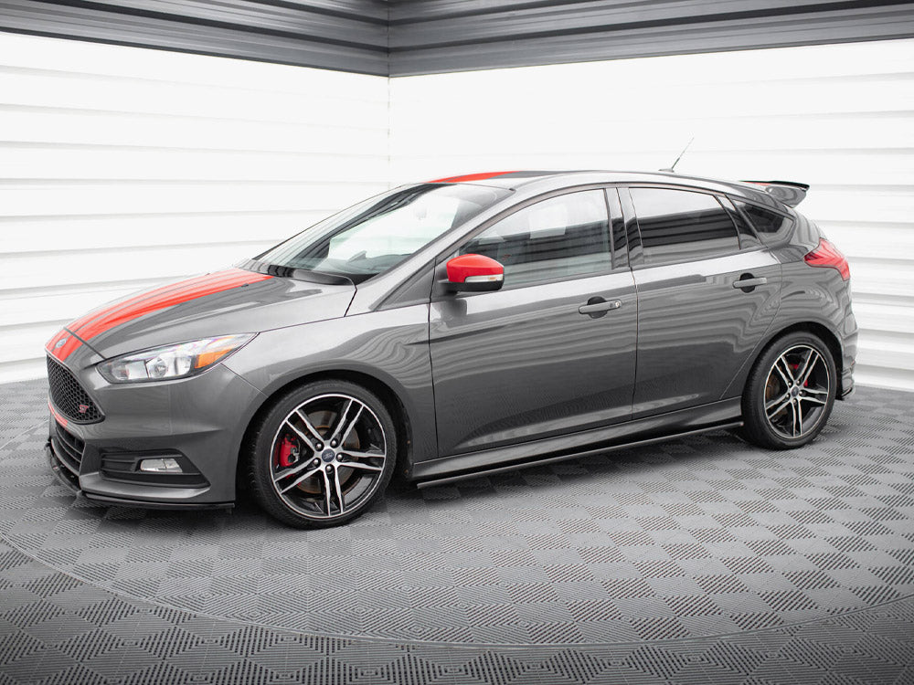 Maxton Design Side Skirts Diffusers Ford Focus ST / ST-Line Mk3 / Mk3 FL Hatchback / Estate - FO-FO-3/3F-ST-SD1G - Image 2