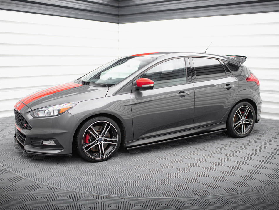 Maxton Design Side Skirts Diffusers Ford Focus ST / ST-Line Mk3 / Mk3 FL Hatchback / Estate - FO-FO-3/3F-ST-SD1G - Image 2