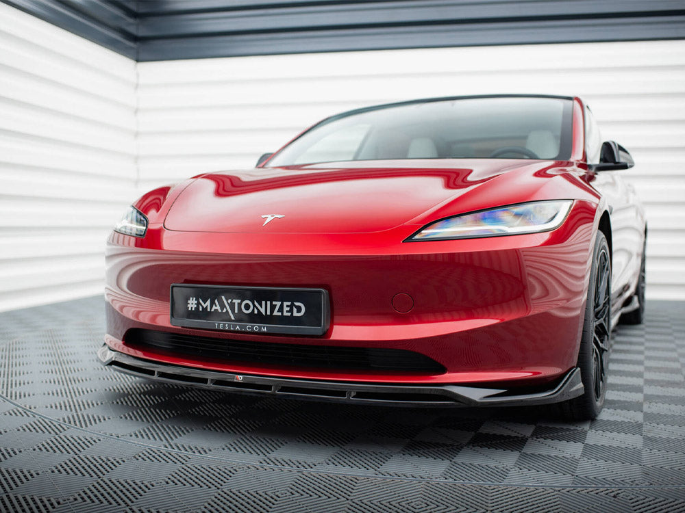 Maxton Design Front Splitter V.1 Tesla Model 3 FL Project Highland - TE-MODEL3-1F-FD1G+FD1RG - Image 2