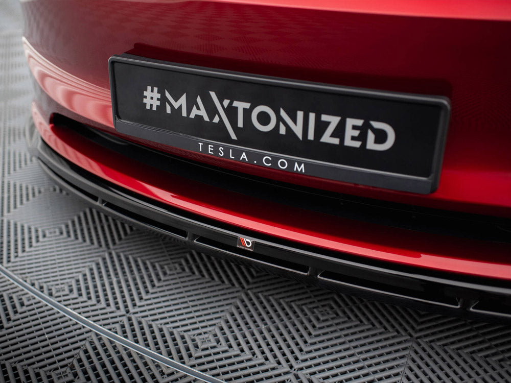 Maxton Design Front Splitter V.1 Tesla Model 3 FL Project Highland - TE-MODEL3-1F-FD1G+FD1RG - Image 4
