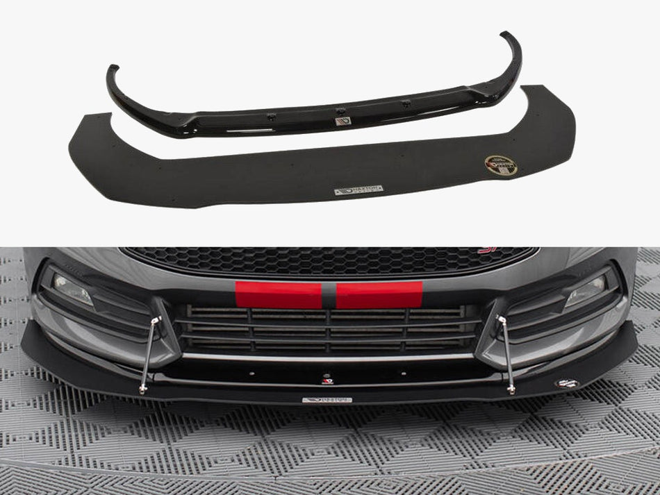 Hybrid Front Splitter V.1 Ford Focus ST Mk3 FL