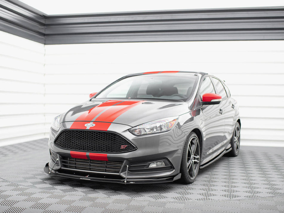 Hybrid Front Splitter V.2 Ford Focus ST Mk3 FL
