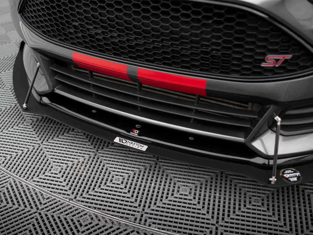 Maxton Design Hybrid Front Splitter V.2 Ford Focus ST Mk3 FL - FO-FO-3F-ST-CNC-FD2+CUPRAA - Image 4
