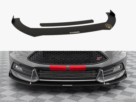 Maxton Design Racing Front Splitter V.2 Ford Focus ST Mk3 FL - FO-FO-3F-ST-CNC-FD2A - Image 1