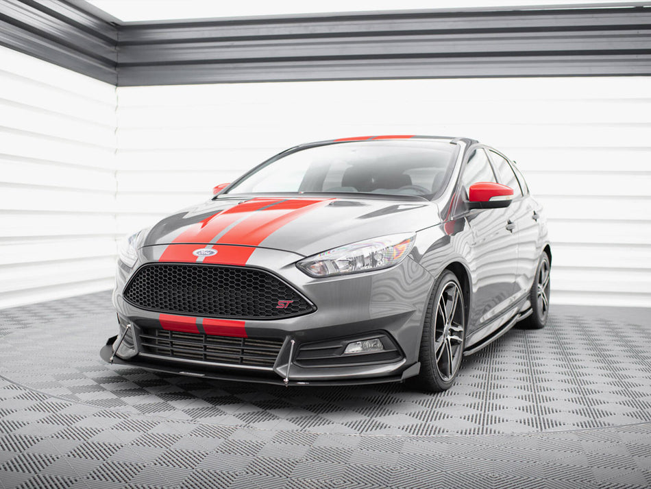 Maxton Design Racing Front Splitter V.2 Ford Focus ST Mk3 FL - FO-FO-3F-ST-CNC-FD2A - Image 2
