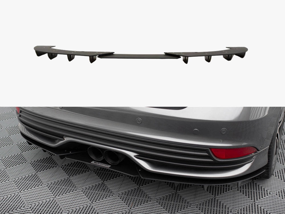Maxton Design Rear Diffuser Ford Focus ST Mk3 FL - FO-FO-3F-ST-CNC-RS1A - Image 1