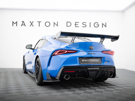 Maxton Design Carbon Spoiler With External Brackets Uprights Toyota Supra Mk5 - CF-TO-SU-5-WING5-EXT-245-P - Image 2