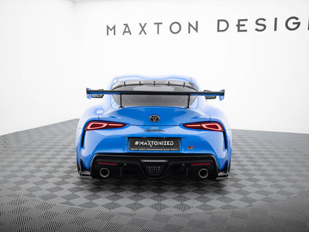 Maxton Design Carbon Spoiler With External Brackets Uprights Toyota Supra Mk5 - CF-TO-SU-5-WING5-EXT-245-P - Image 3