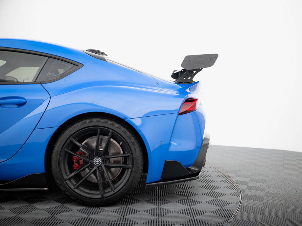 Maxton Design Carbon Spoiler With External Brackets Uprights + LED Toyota Supra Mk5 - CF-TO-SU-5-WING5-EXT-245-P+LED - Image 13