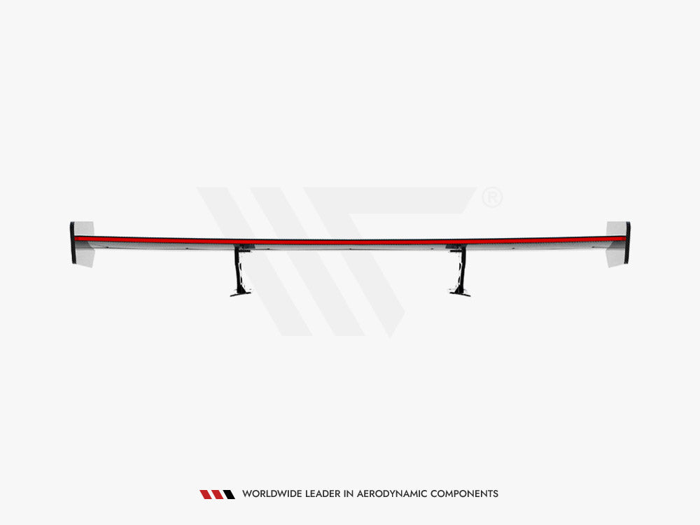 Carbon Spoiler With External Brackets Uprights + LED Toyota Supra Mk5