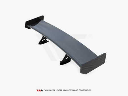 Carbon Spoiler With External Brackets Uprights + LED Toyota Supra Mk5