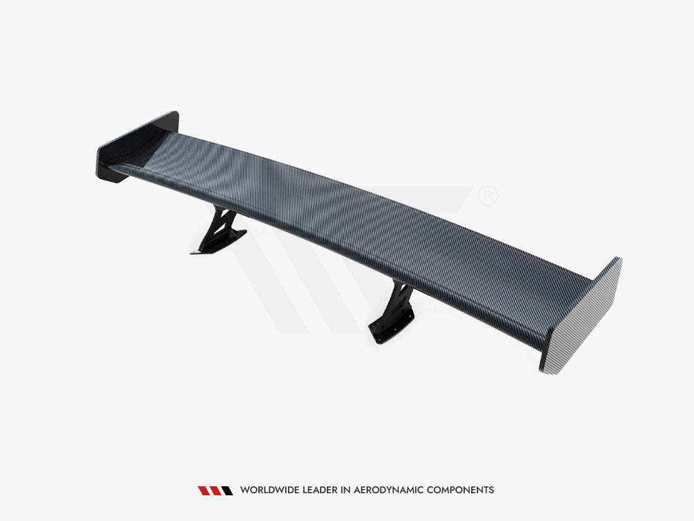 Carbon Spoiler With External Brackets Uprights + LED Toyota Supra Mk5