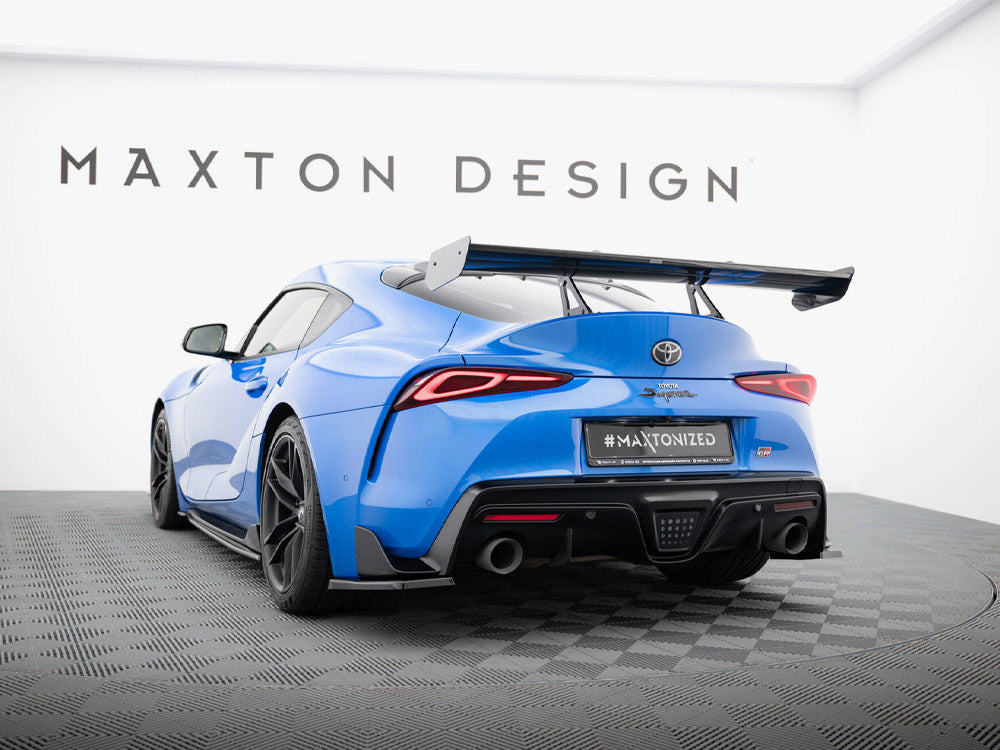 Maxton Design Carbon Spoiler With Upper Swan Mounting Toyota Supra Mk5 - CF-TO-SU-5-WING5-UPP-245-P - Image 2