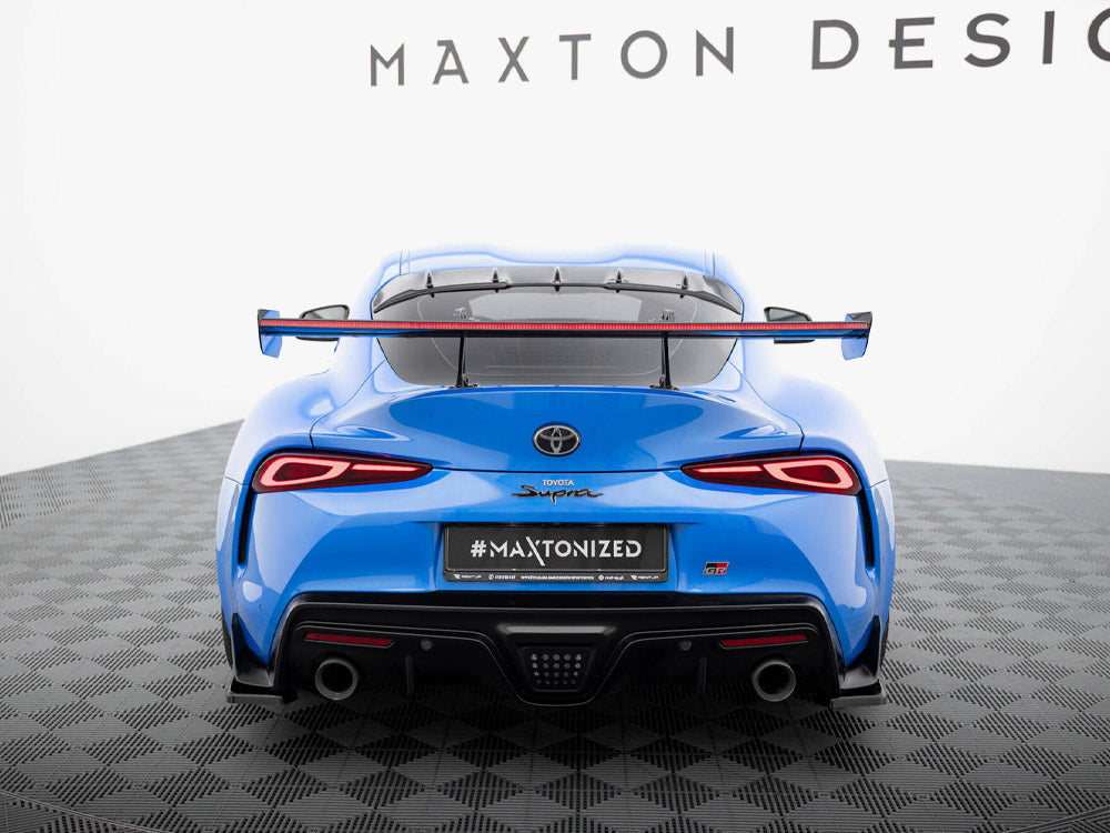Maxton Design Carbon Spoiler With Upper Swan Mounting + LED Toyota Supra Mk5 - CF-TO-SU-5-WING5-UPP-245-P+LED - Image 6