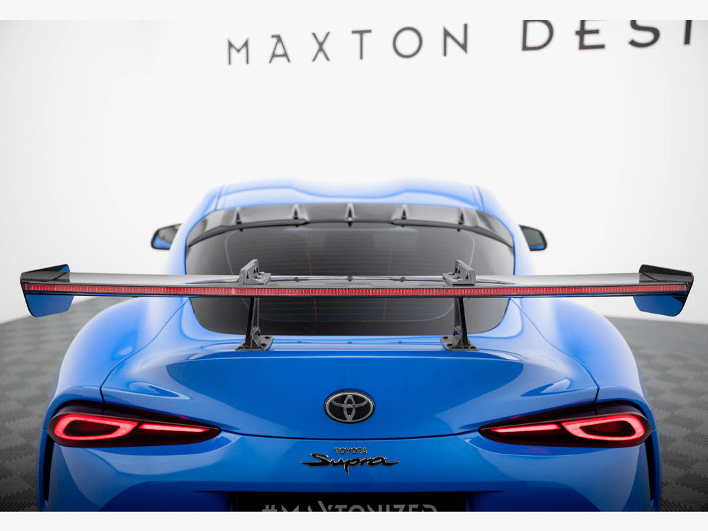 Maxton Design Carbon Spoiler With Upper Swan Mounting + LED Toyota Supra Mk5 - CF-TO-SU-5-WING5-UPP-245-P+LED - Image 7