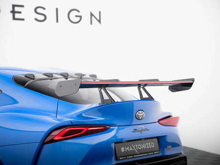 Maxton Design Carbon Spoiler With Upper Swan Mounting + LED Toyota Supra Mk5 - CF-TO-SU-5-WING5-UPP-245-P+LED - Image 8