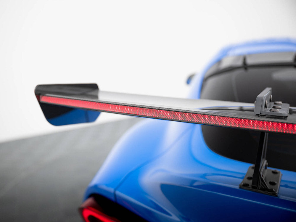 Maxton Design Carbon Spoiler With Upper Swan Mounting + LED Toyota Supra Mk5 - CF-TO-SU-5-WING5-UPP-245-P+LED - Image 14