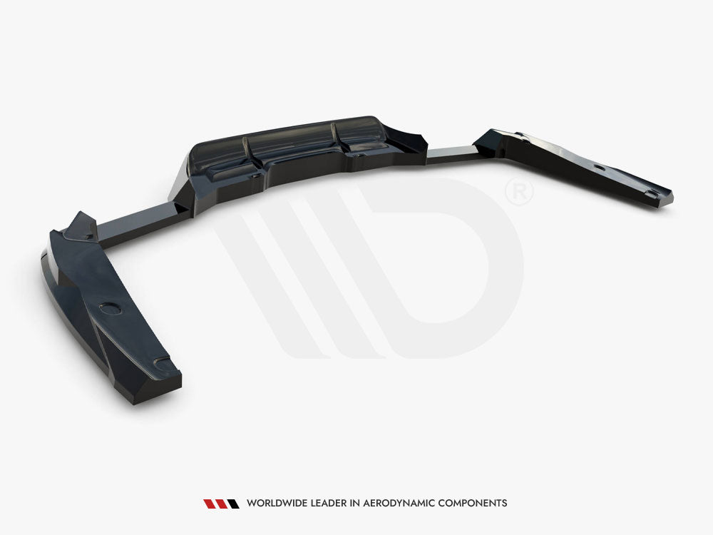 Maxton Design Rear Splitter (Vertical Bars) BMW X4 M F98 - BM-X4M-F98-RD1G+RD2G - Image 7