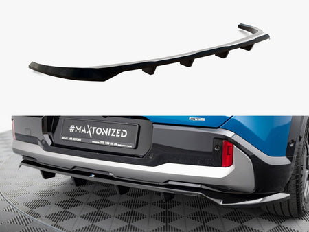 Maxton Design Rear Splitter (Vertical Bars) Kia EV9 GT-Line Mk1 - KI-EV9-1-GTLINE-RD1G+RD2G - Image 1