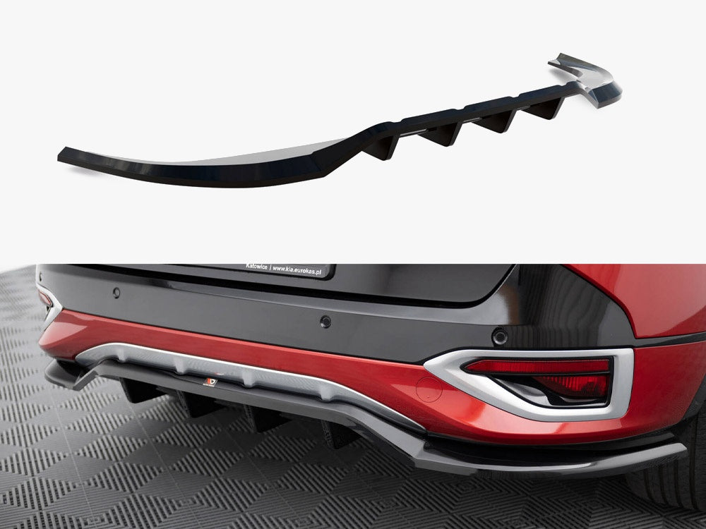 Maxton Design Rear Splitter (Vertical Bars) Kia Sportage GT-Line Mk5 - KI-SP-5-GTLINE-RD1G+RD2G - Image 1
