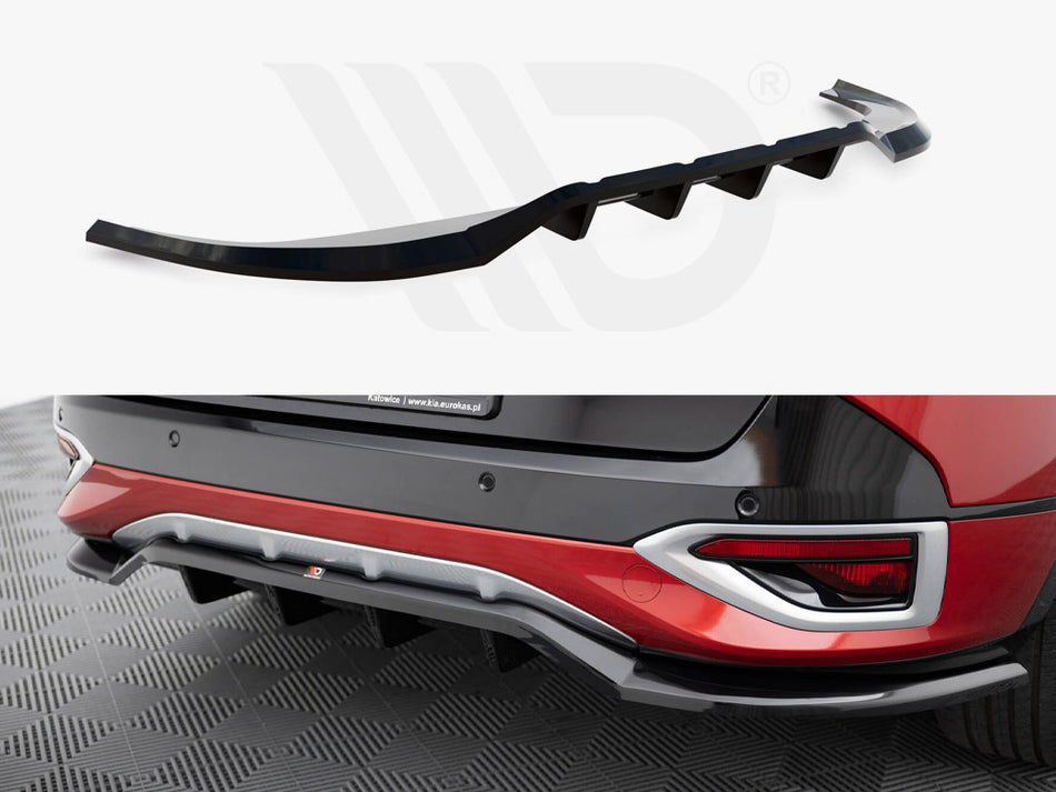 MAXTON DESIGN Rear Splitter (Vertical Bars) Kia Sportage GT-Line Mk5