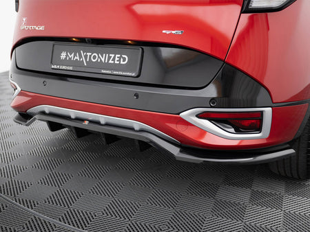 Maxton Design Rear Splitter (Vertical Bars) Kia Sportage GT-Line Mk5 - KI-SP-5-GTLINE-RD1G+RD2G - Image 3