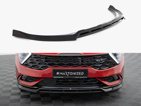 Maxton Design Front Splitter V.2 Kia Sportage GT-Line Mk5 - KI-SP-5-GTLINE-FD2G+FD2RG - Image 1