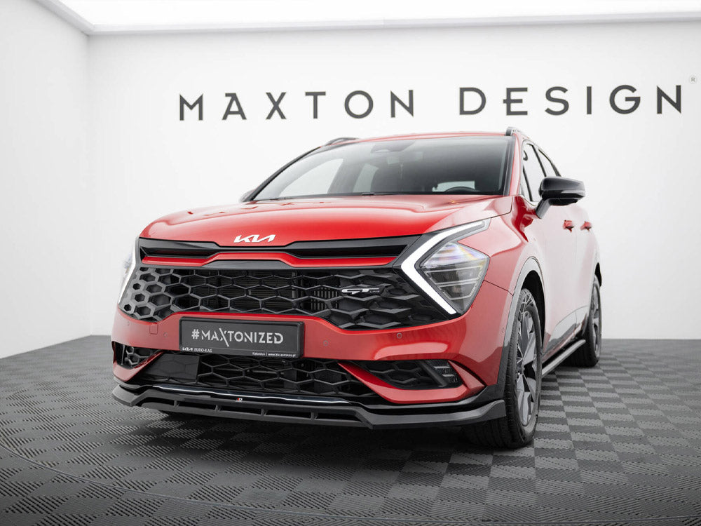 Maxton Design Front Splitter V.2 Kia Sportage GT-Line Mk5 - KI-SP-5-GTLINE-FD2G+FD2RG - Image 2