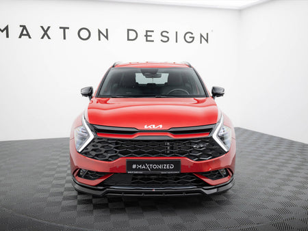 Maxton Design Front Splitter V.2 Kia Sportage GT-Line Mk5 - KI-SP-5-GTLINE-FD2G+FD2RG - Image 3