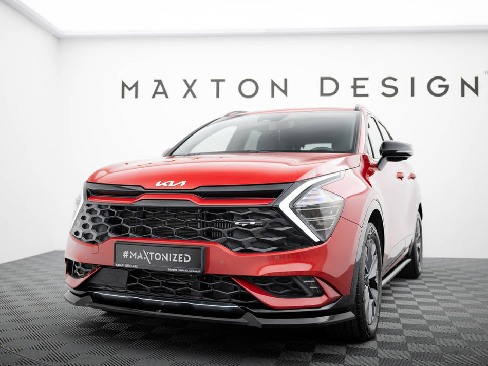 Maxton Design Front Splitter V.1 Kia Sportage GT-Line Mk5 - KI-SP-5-GTLINE-FD1G - Image 2