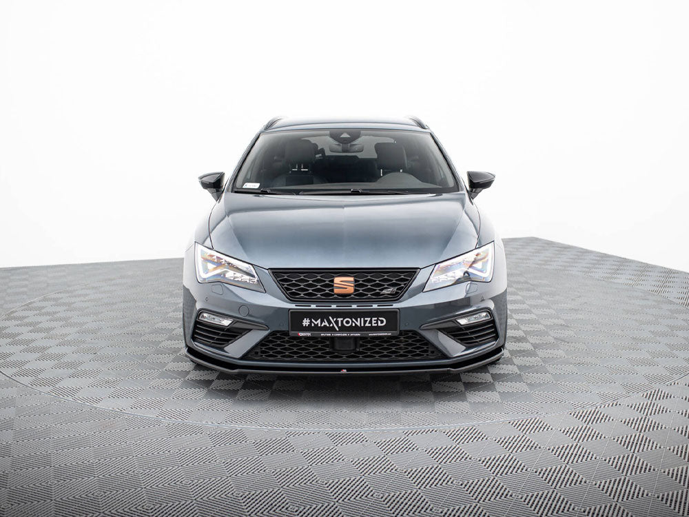 Maxton Design Front Splitter V.2 Seat Leon Cupra / FR Mk3 FL - SE-LE-3F-CU-FD2G - Image 3