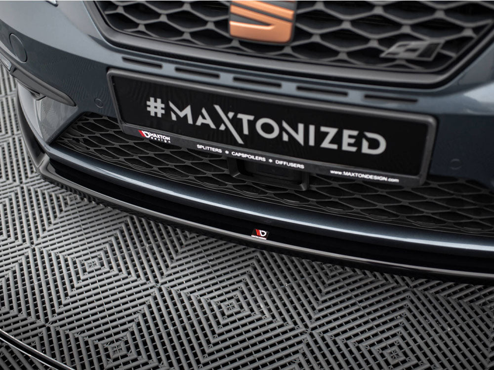 Maxton Design Front Splitter V.2 Seat Leon Cupra / FR Mk3 FL - SE-LE-3F-CU-FD2G - Image 4