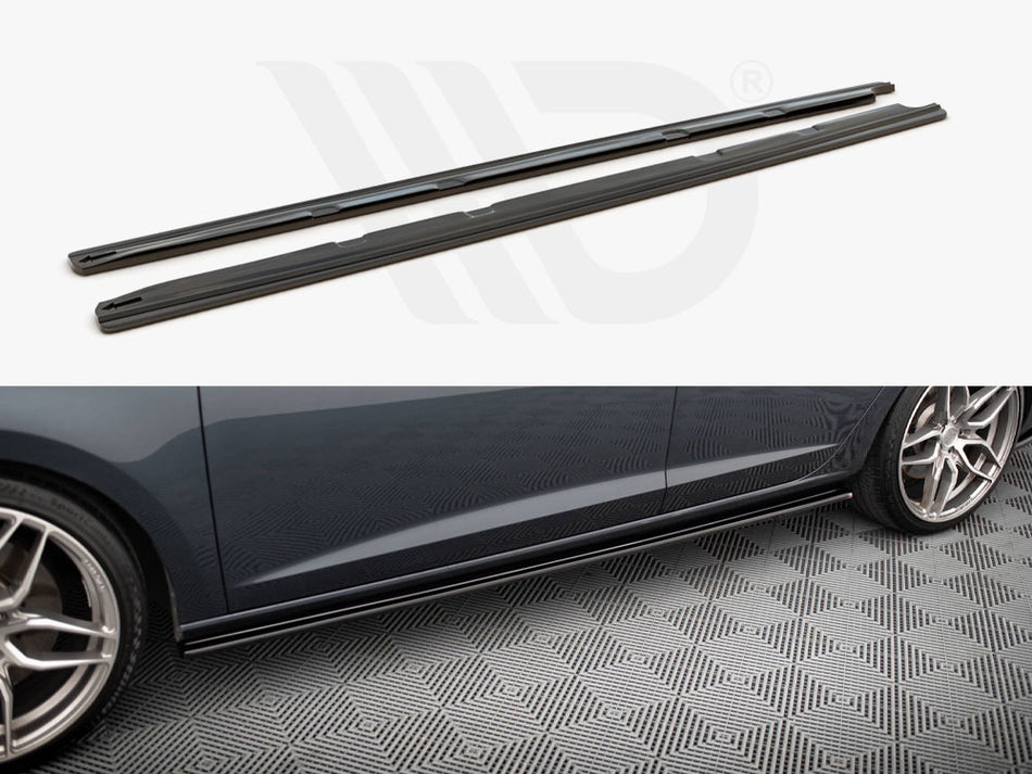MAXTON DESIGN Side Skirts Diffusers V.1 Seat Leon Mk3 Cupra / FR Facelift
