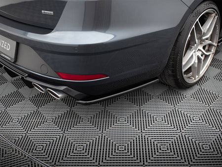 Rear Side Splitters V.2 Seat Leon Cupra Mk3 FL Sportstourer - Textured