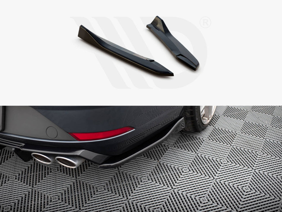 MAXTON DESIGN Rear Side Splitters V.3 Seat Leon Cupra Mk3 FL Sportstourer