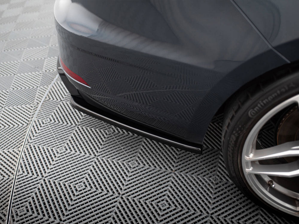 Rear Side Splitters V.3 Seat Leon Cupra Mk3 FL Sportstourer - Carbon Look