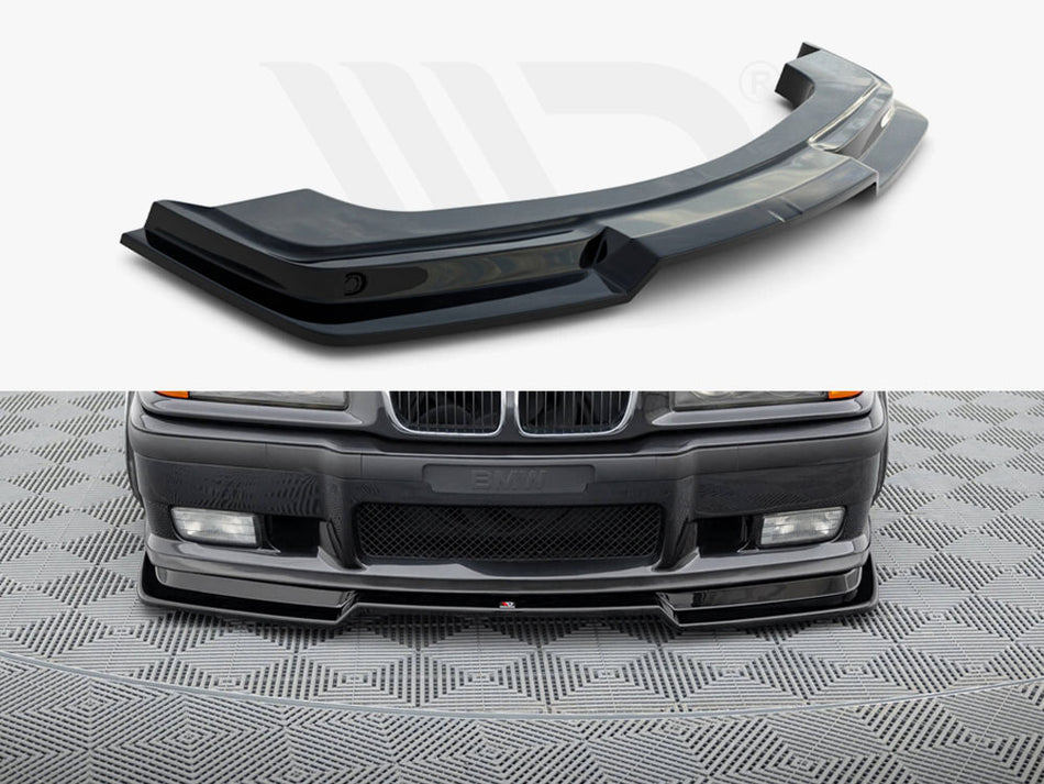 MAXTON DESIGN Front Splitter V.2 BMW M3 / 3 M-Pack E36 Coupe - Carbon Look