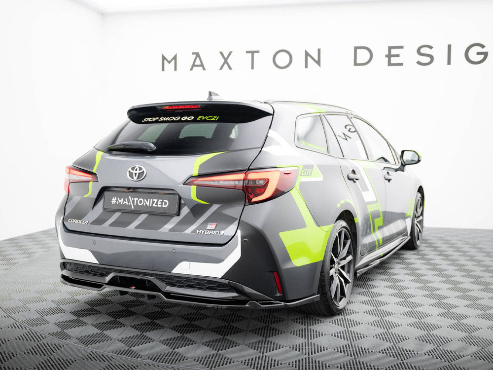 Maxton Design Rear Splitter (Vertical Bars) Toyota Corolla GR Sport Touring Sports XII - TO-CO-12-TS-GRSPORT-RD1G+RD2G - Image 2