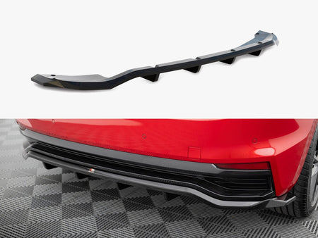 Maxton Design Rear Splitter (Vertical Bars) Skoda Fabia Monte Carlo Mk4 - SK-FA-4-MC-RD1G+RD2G - Image 1