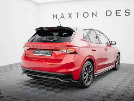 Maxton Design Rear Splitter (Vertical Bars) Skoda Fabia Monte Carlo Mk4 - SK-FA-4-MC-RD1G+RD2G - Image 2