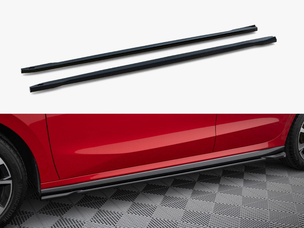 Maxton Design Side Skirts Diffusers Skoda Fabia Monte Carlo Mk4 - SK-FA-4-MC-SD1G - Image 1