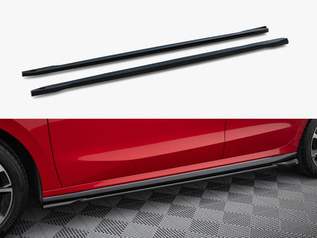 Maxton Design Side Skirts Diffusers Skoda Fabia Monte Carlo Mk4 - SK-FA-4-MC-SD1G - Image 1